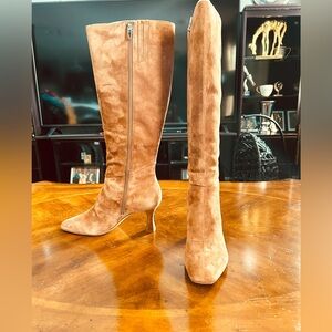 Dolce Vita Tan Suede Heeled Boots